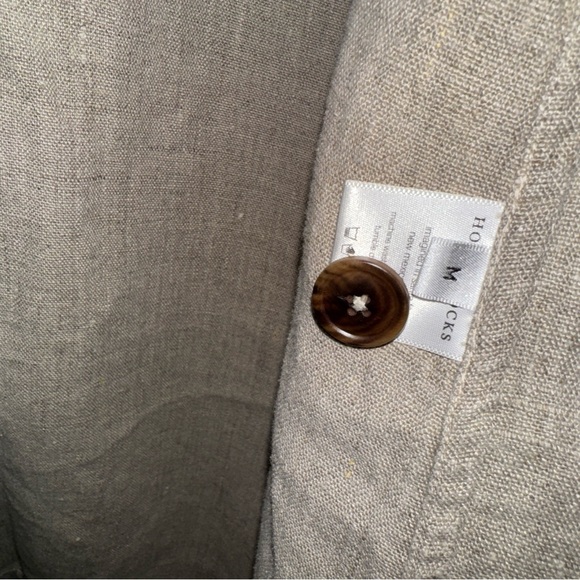 Homefrock button linen walking coat dry women’s size medium - Picture 7 of 10